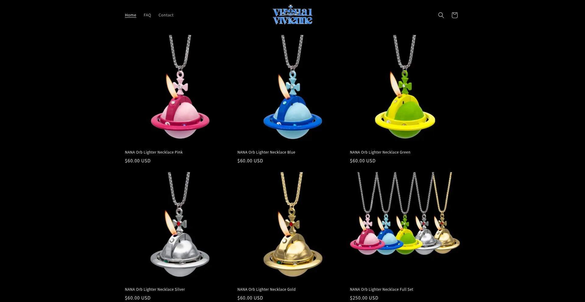 Website screenshot of Virtual-vivienne.com