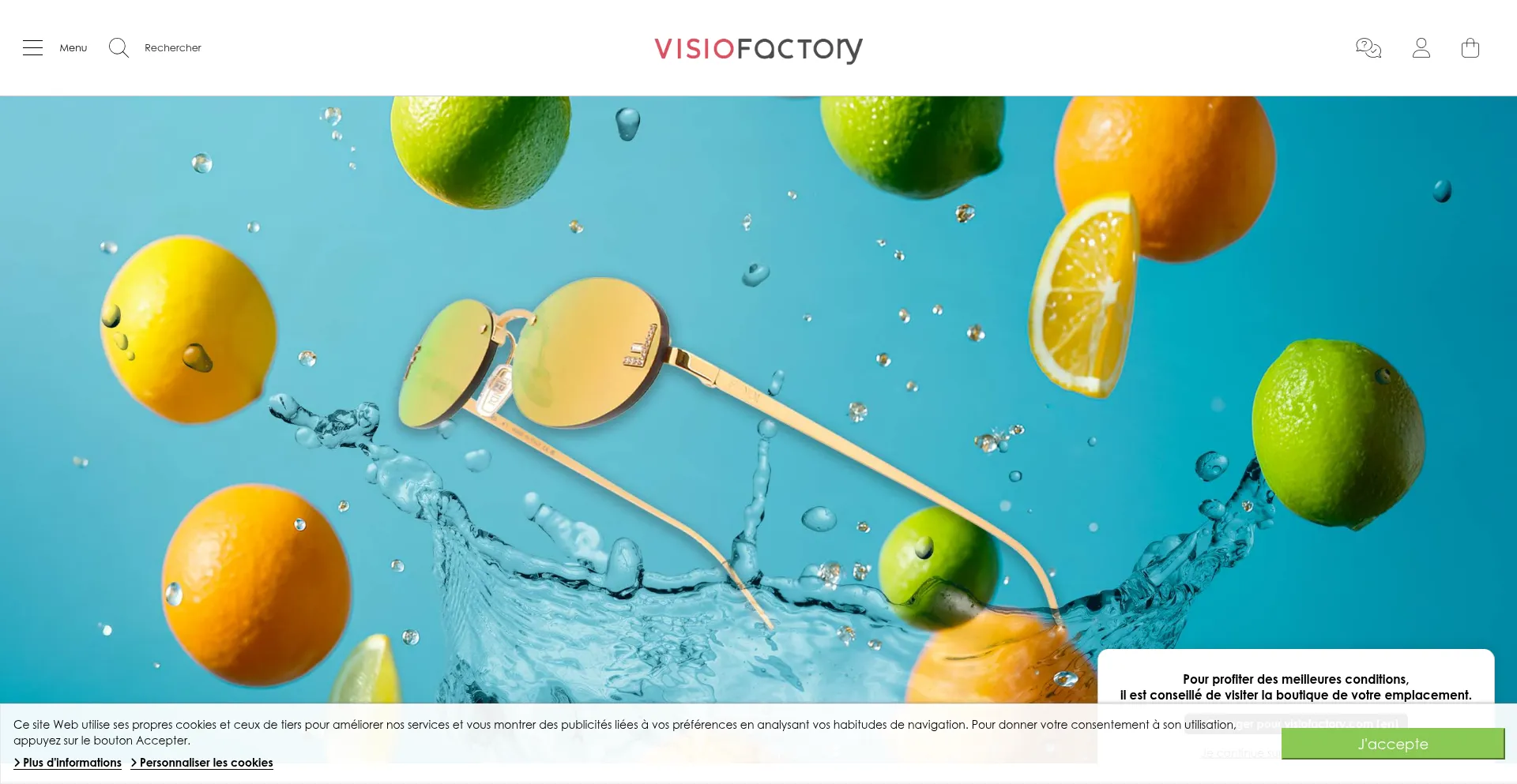 Website screenshot of Visiofactory.com