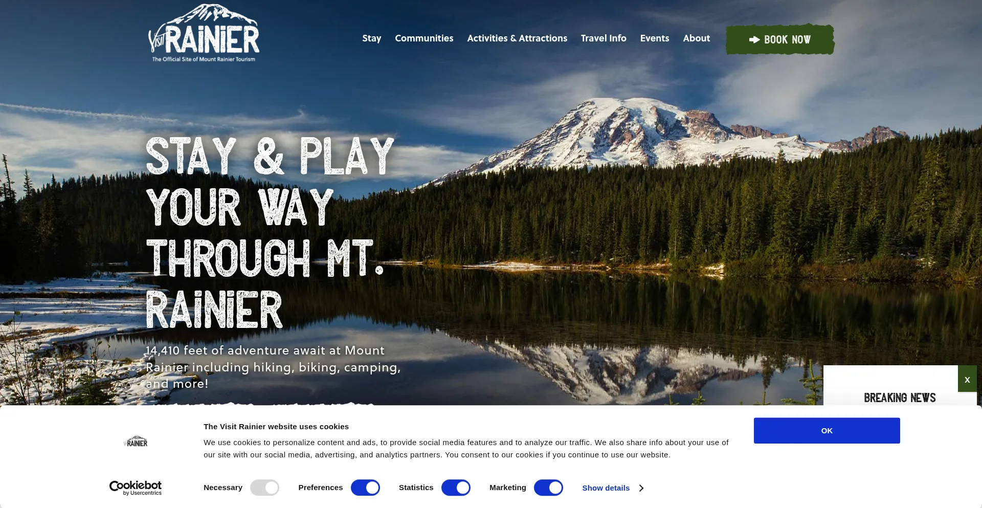 Visitrainier.com é Seguro e Confiável?