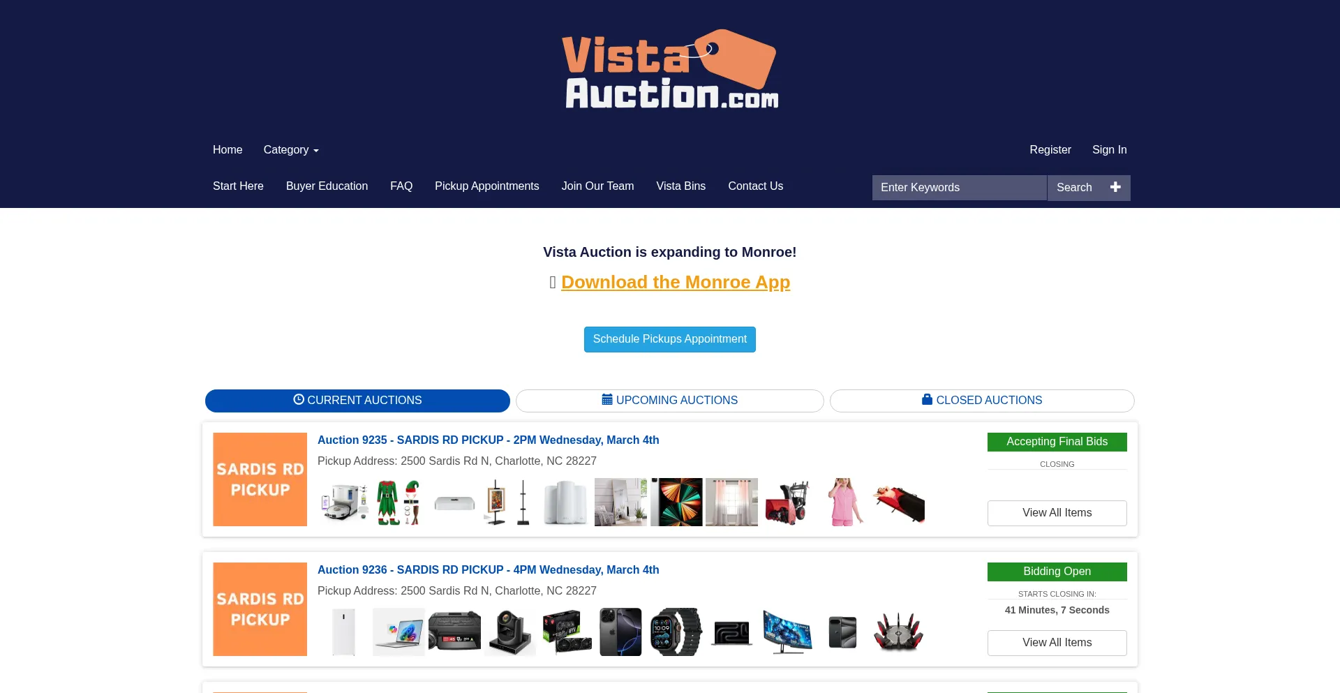 Vistaauction.com