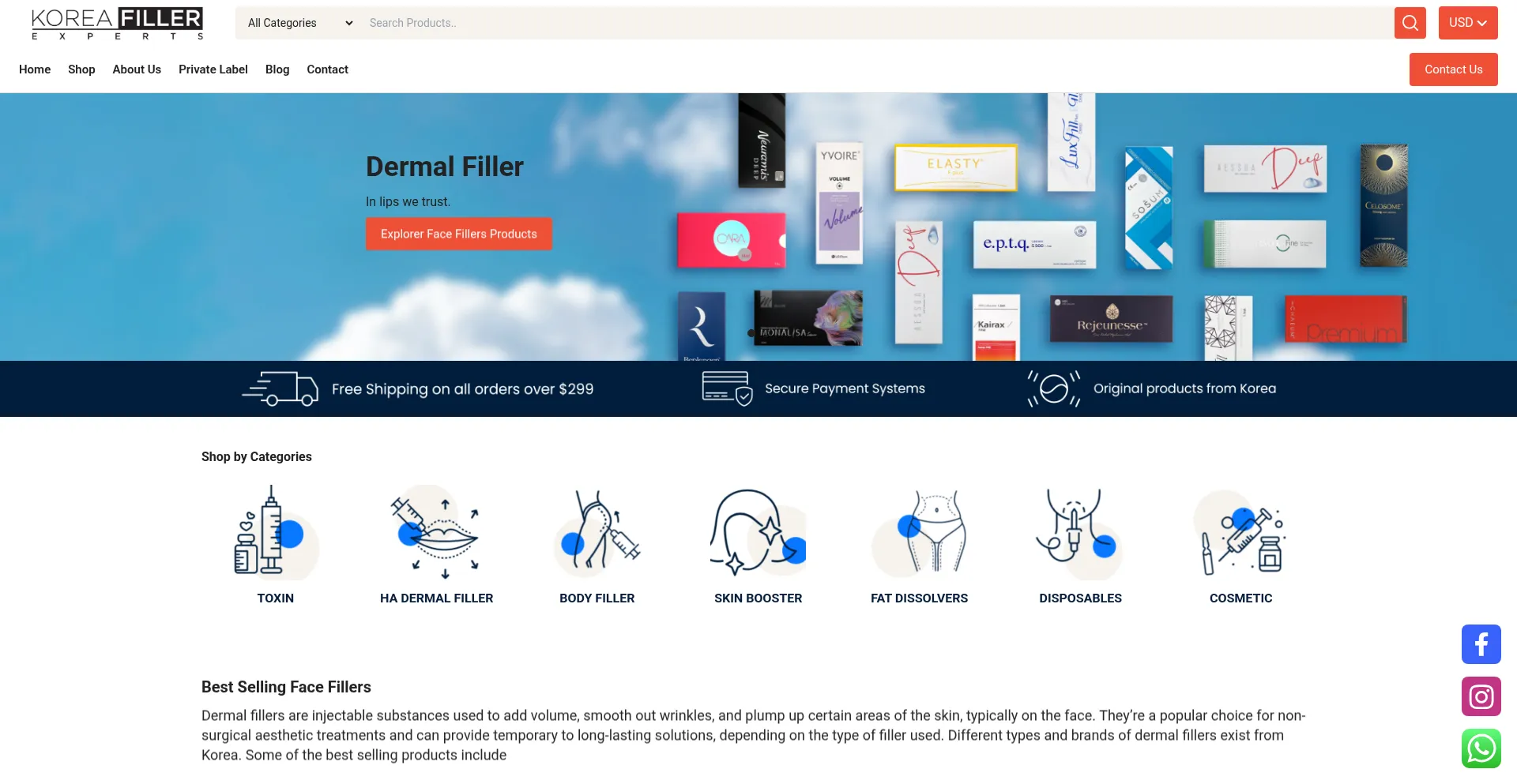 Vitalityesthetics.com Screenshot