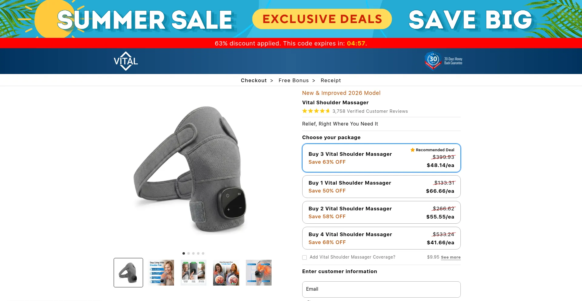 Vitalshouldermassager.buyevergreen.co