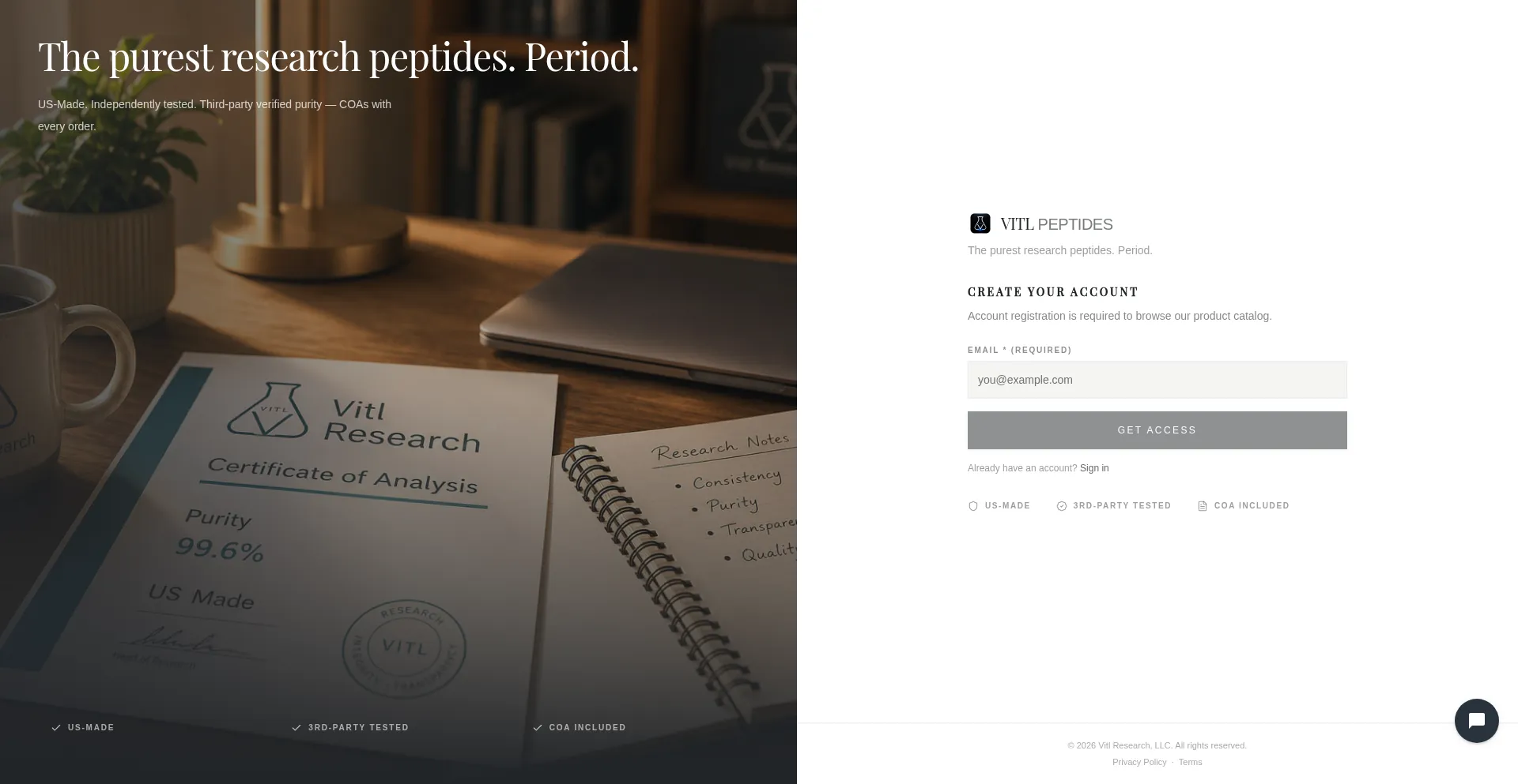 Vitlpeptides.com