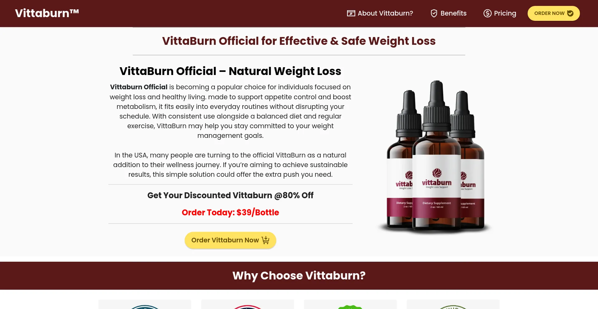 Vittaburn-official.com é Seguro e Confiável?