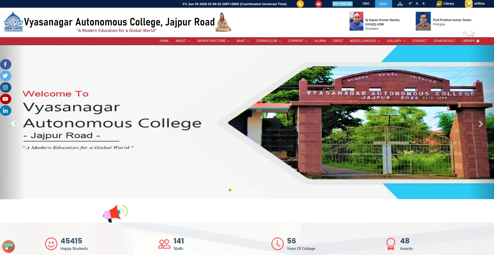 Vnautocollege.in