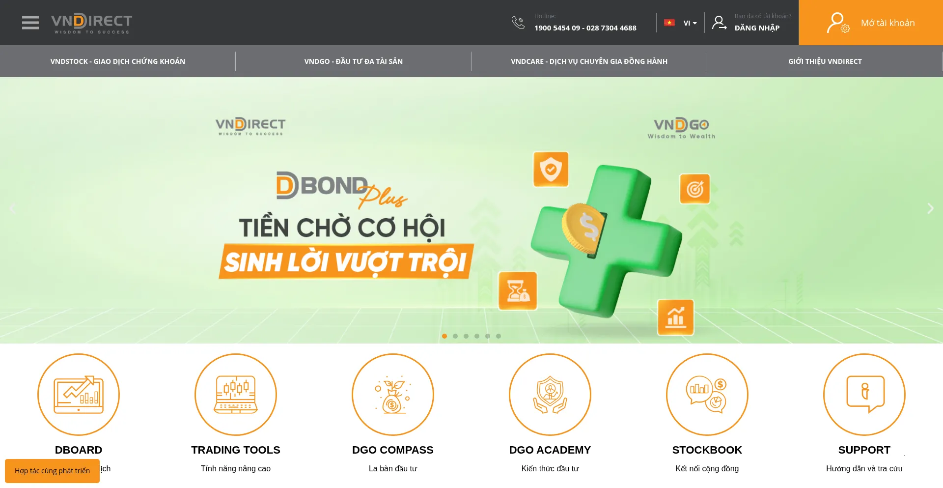 Vndirect.com.vn Screenshot