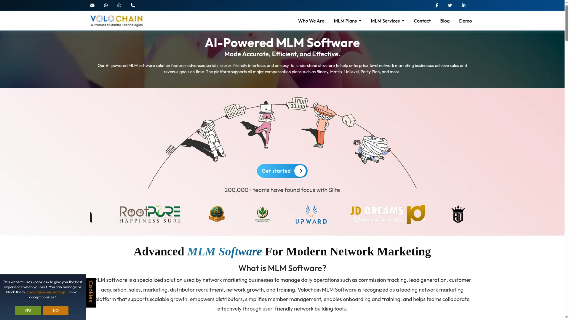 Volochainmlmsoftware.com