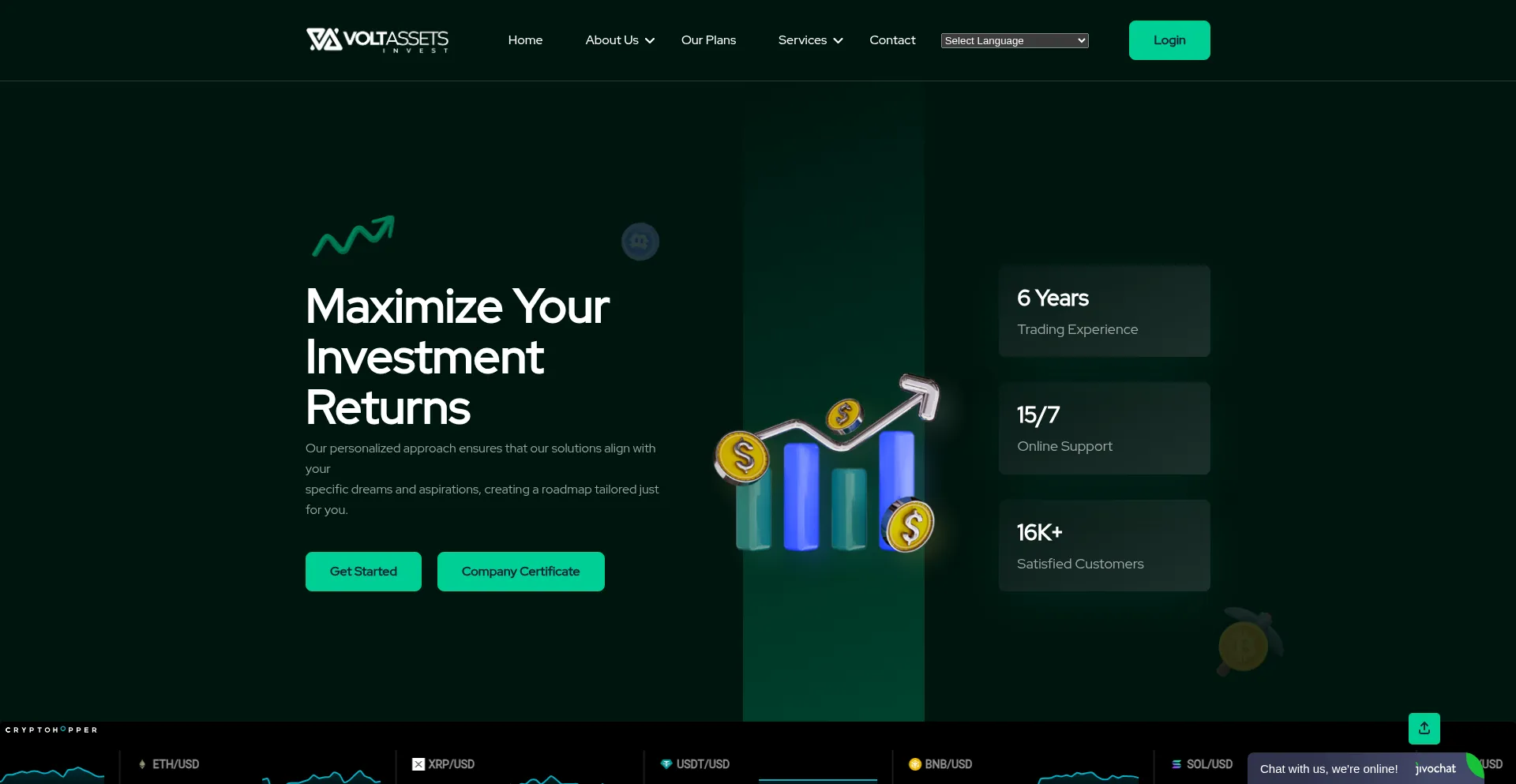 Voltassetsinvest.com é Seguro e Confiável?
