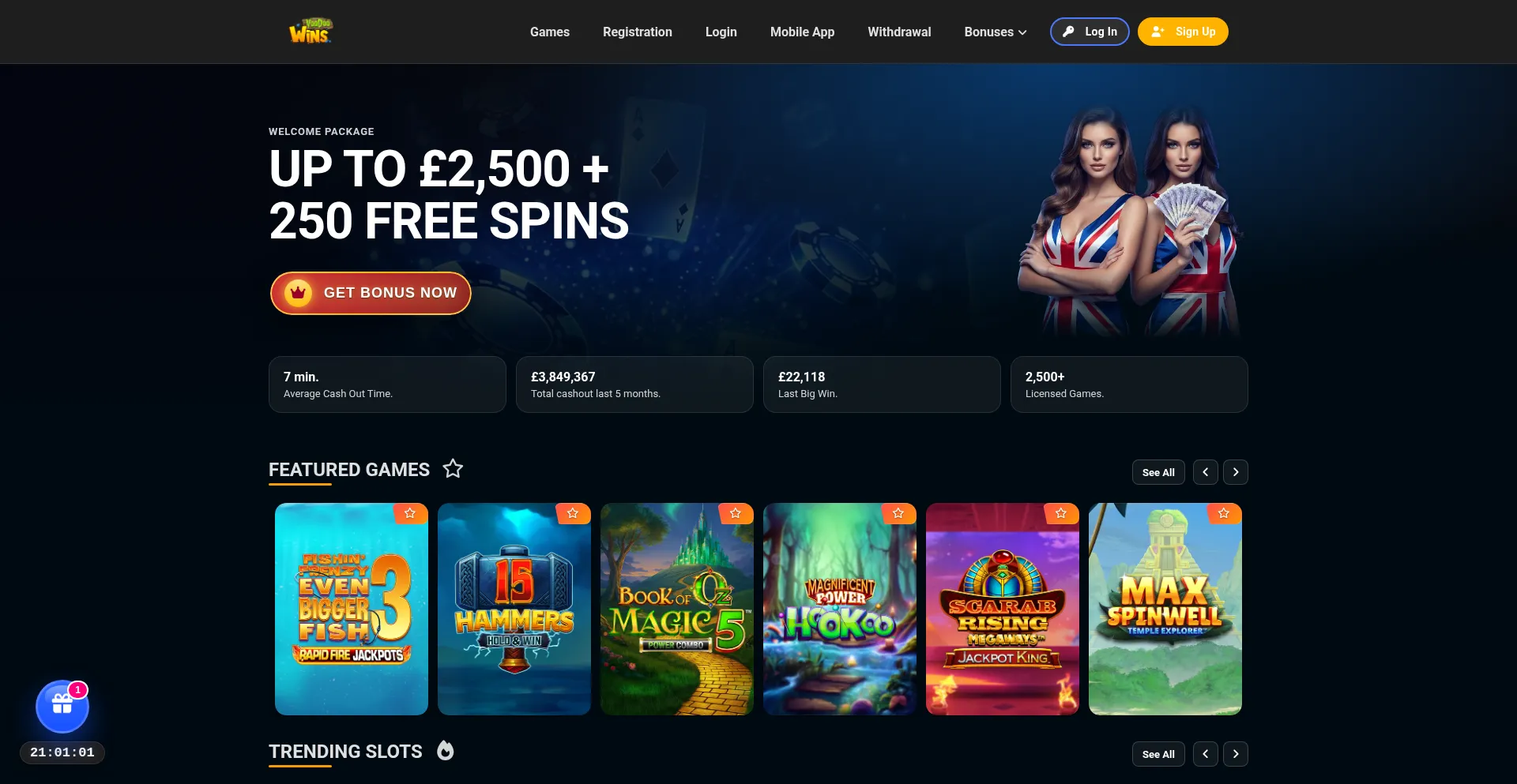 Voodoowinscasino.com