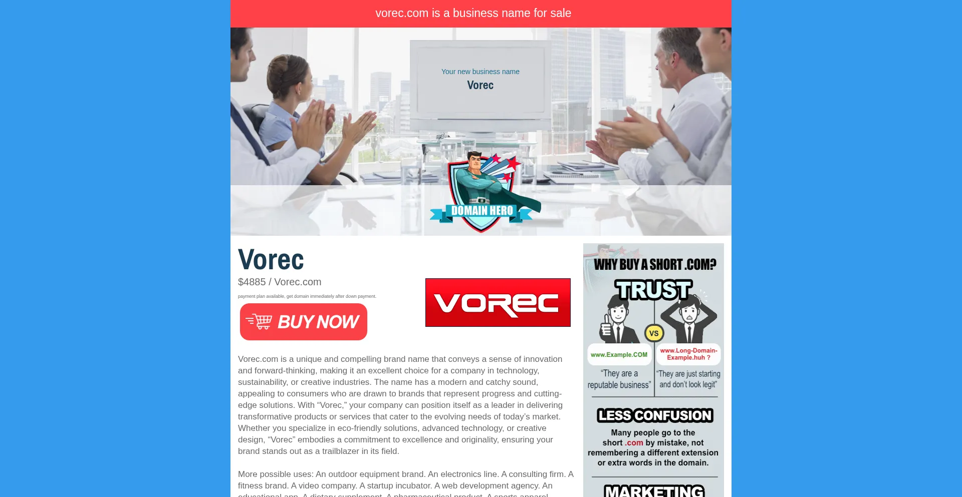 Vorec.com é Seguro e Confiável?
