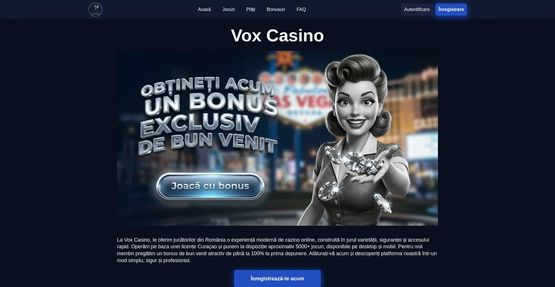 Voxcasinoonline.ro