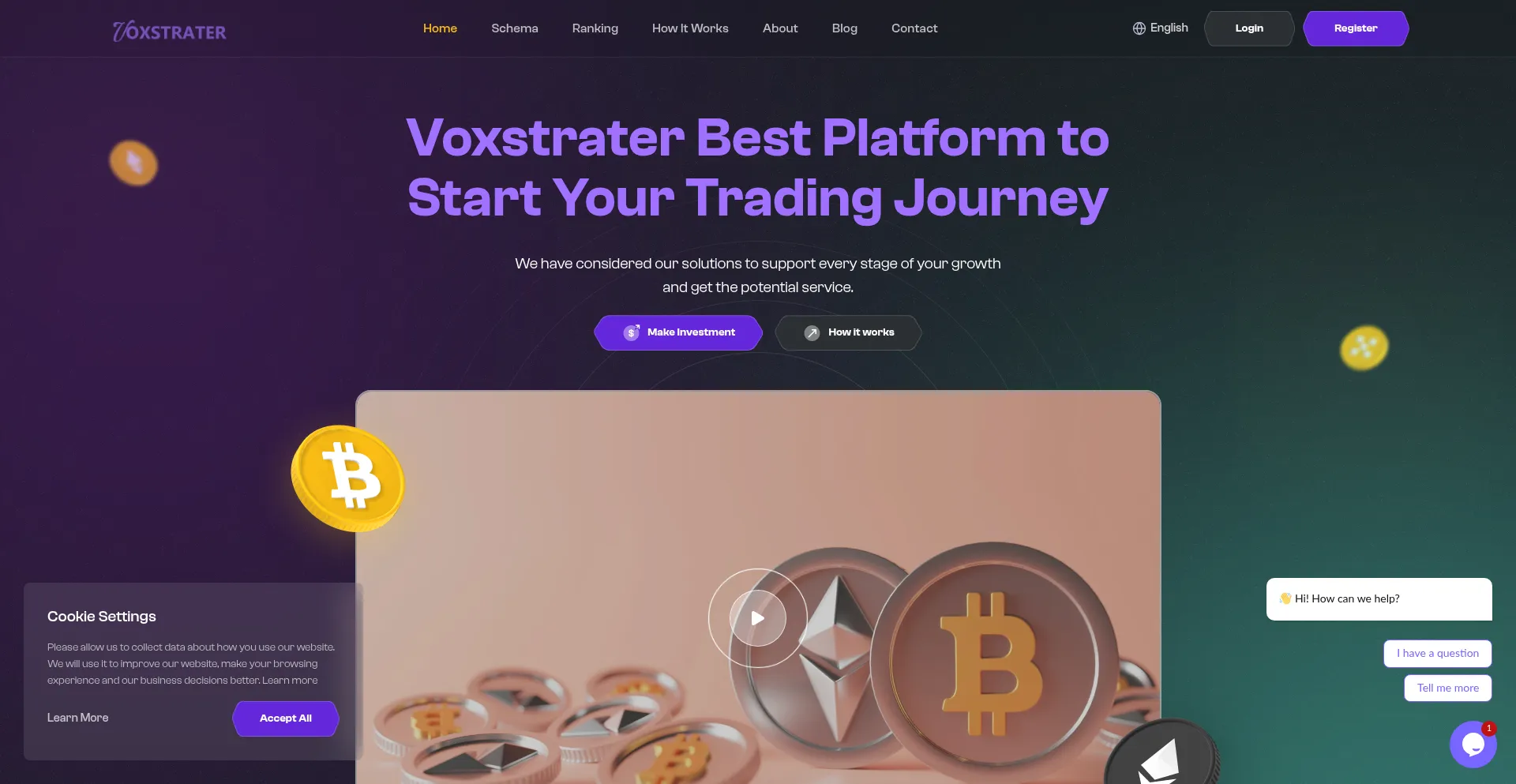 Voxstrater.com Screenshot