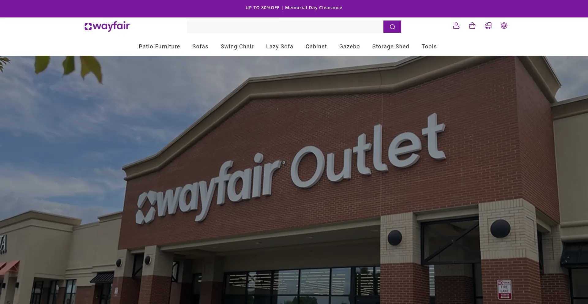 Website screenshot of Vvaydayoutlet.shop