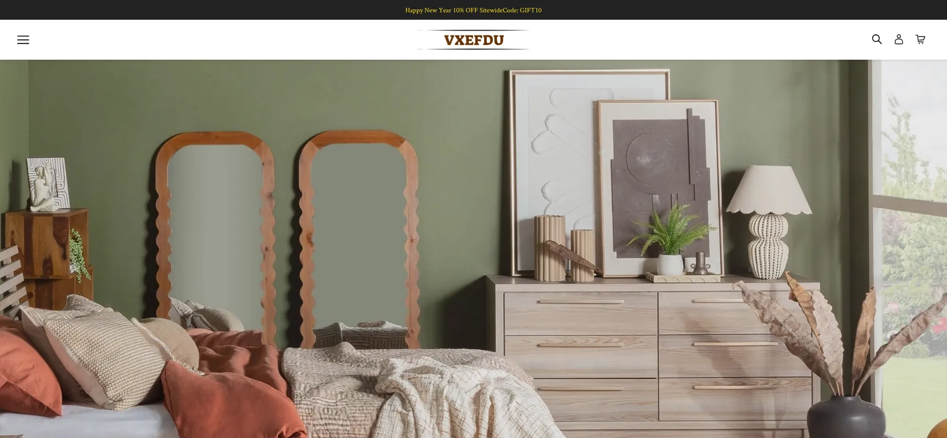 Website screenshot of Vxefdu.com