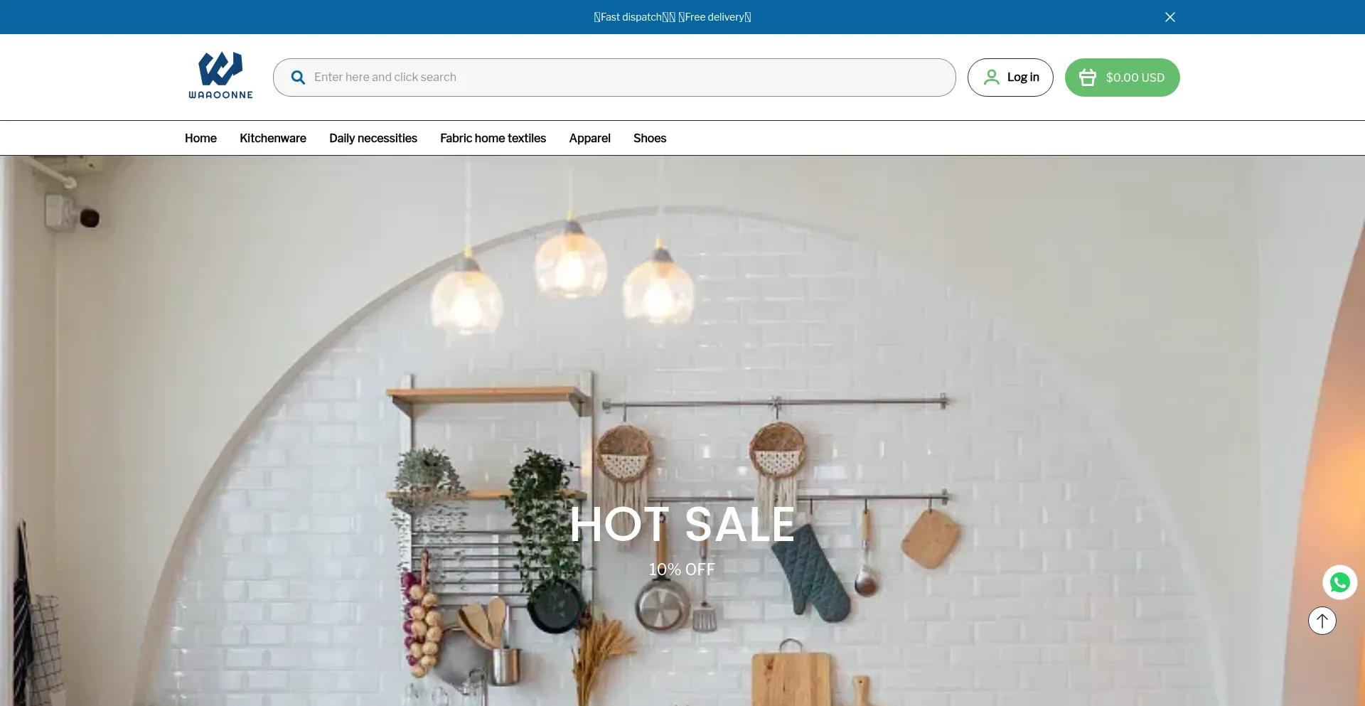Website screenshot of Waaoonne.com