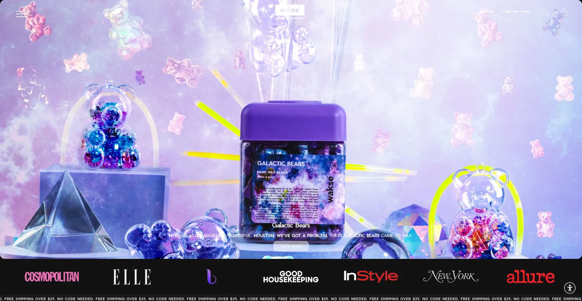 Website screenshot of Wakse.com