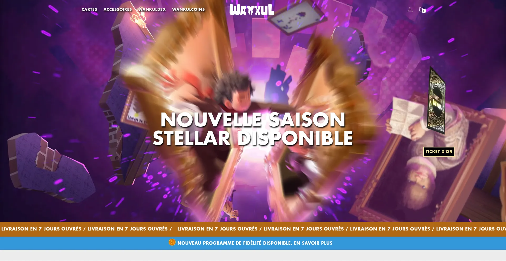 Website screenshot of Wankul.fr