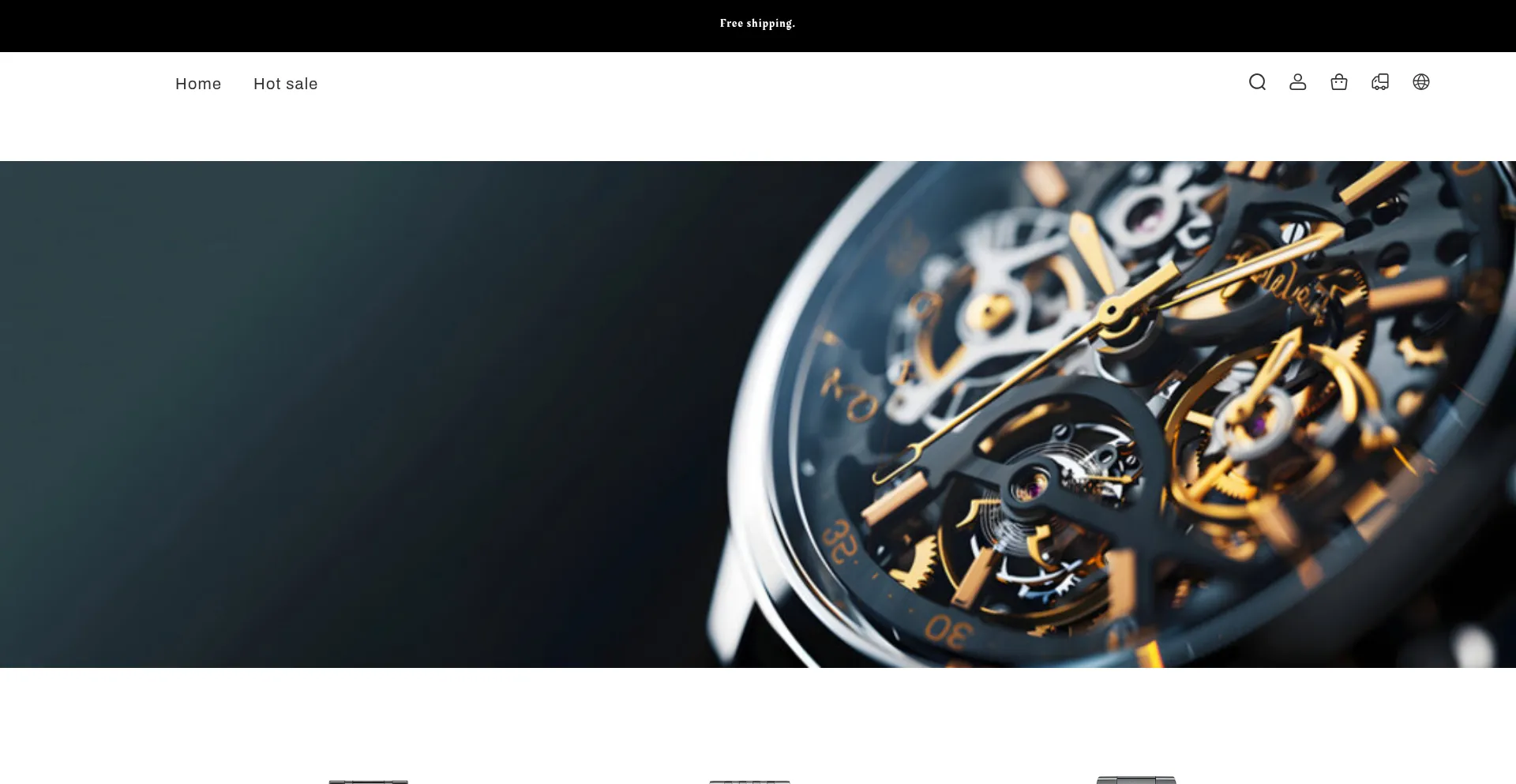 Website screenshot of Watchdiscountstores.com