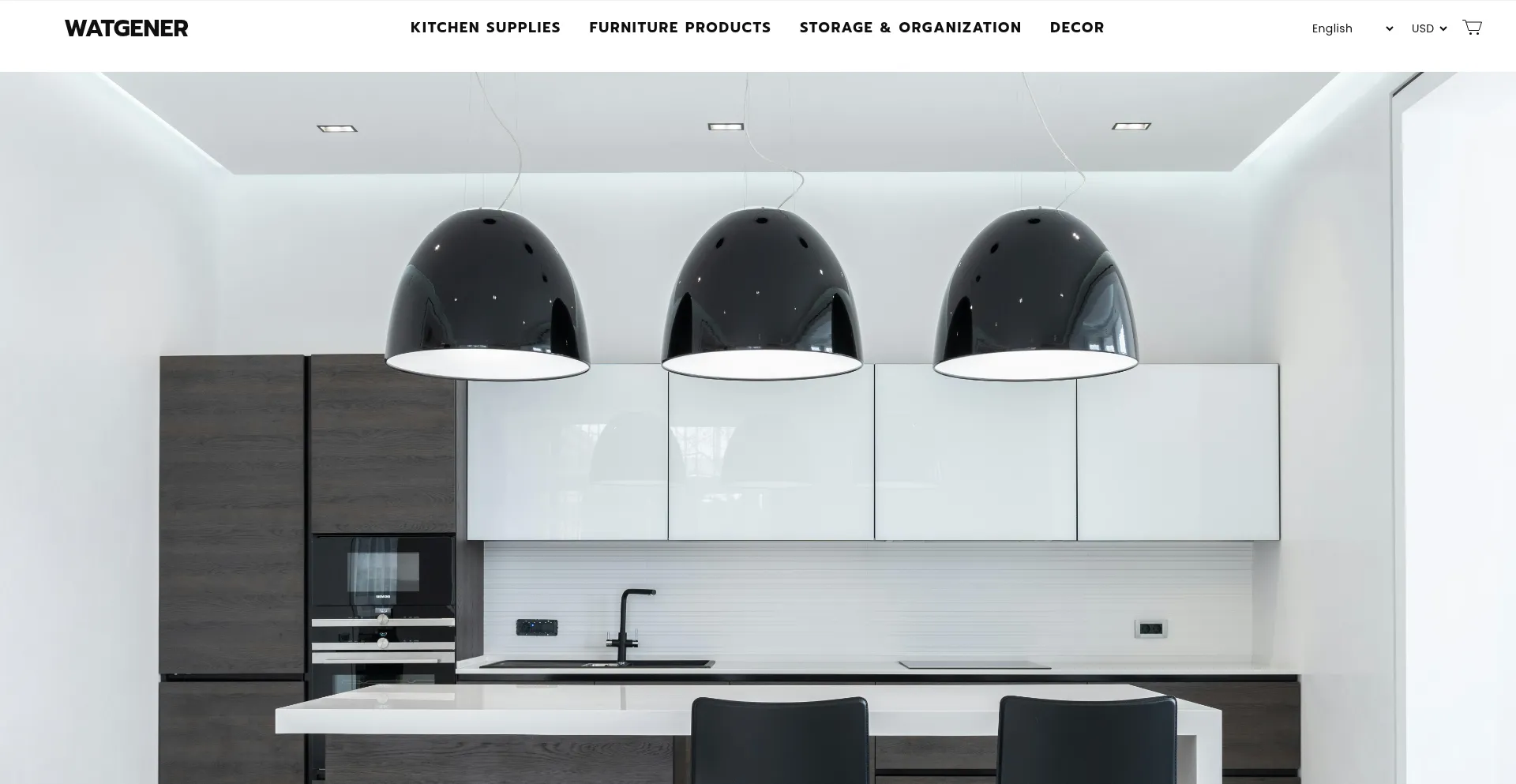 Website screenshot of Watgener.com