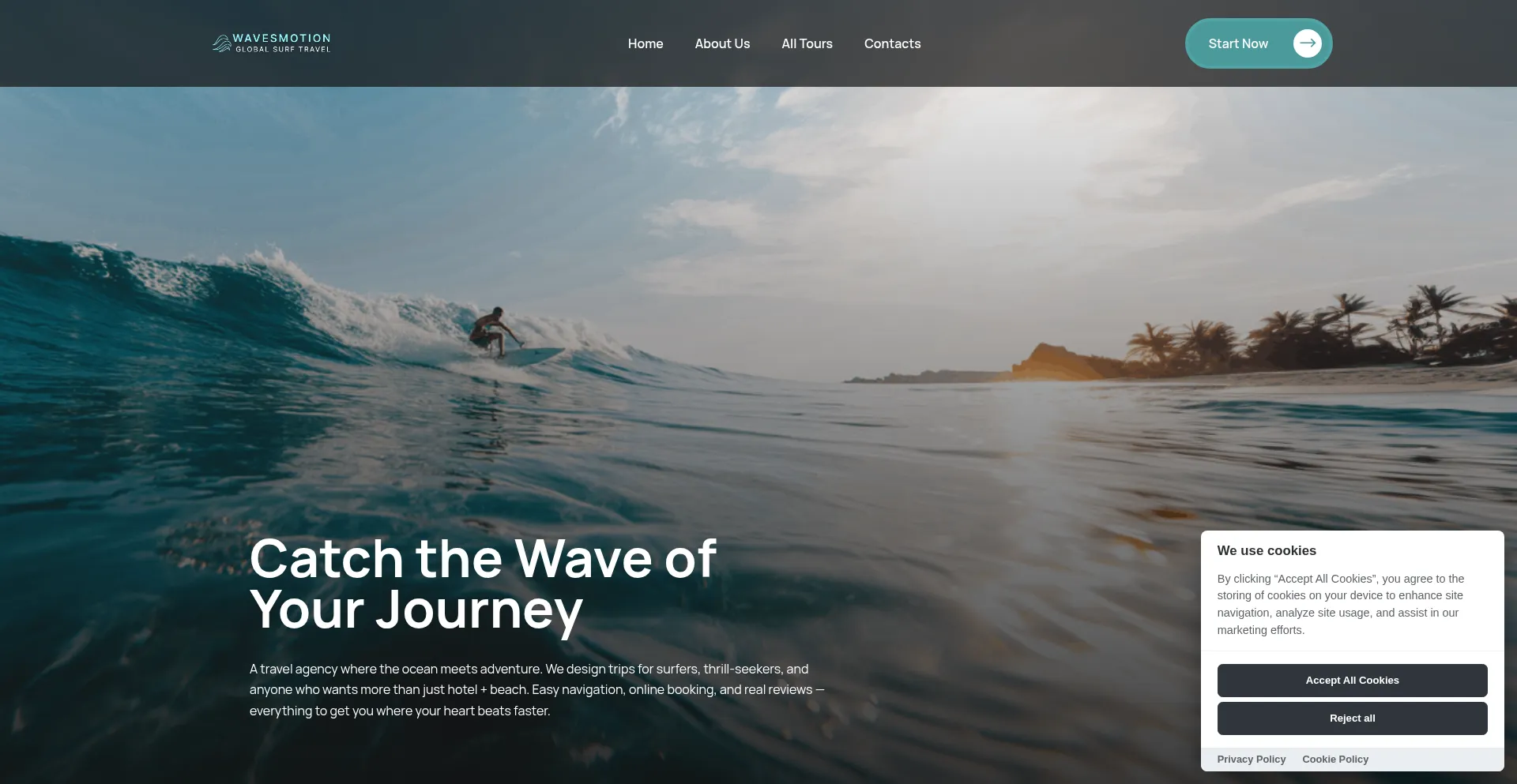 Wavesmotion.com Screenshot