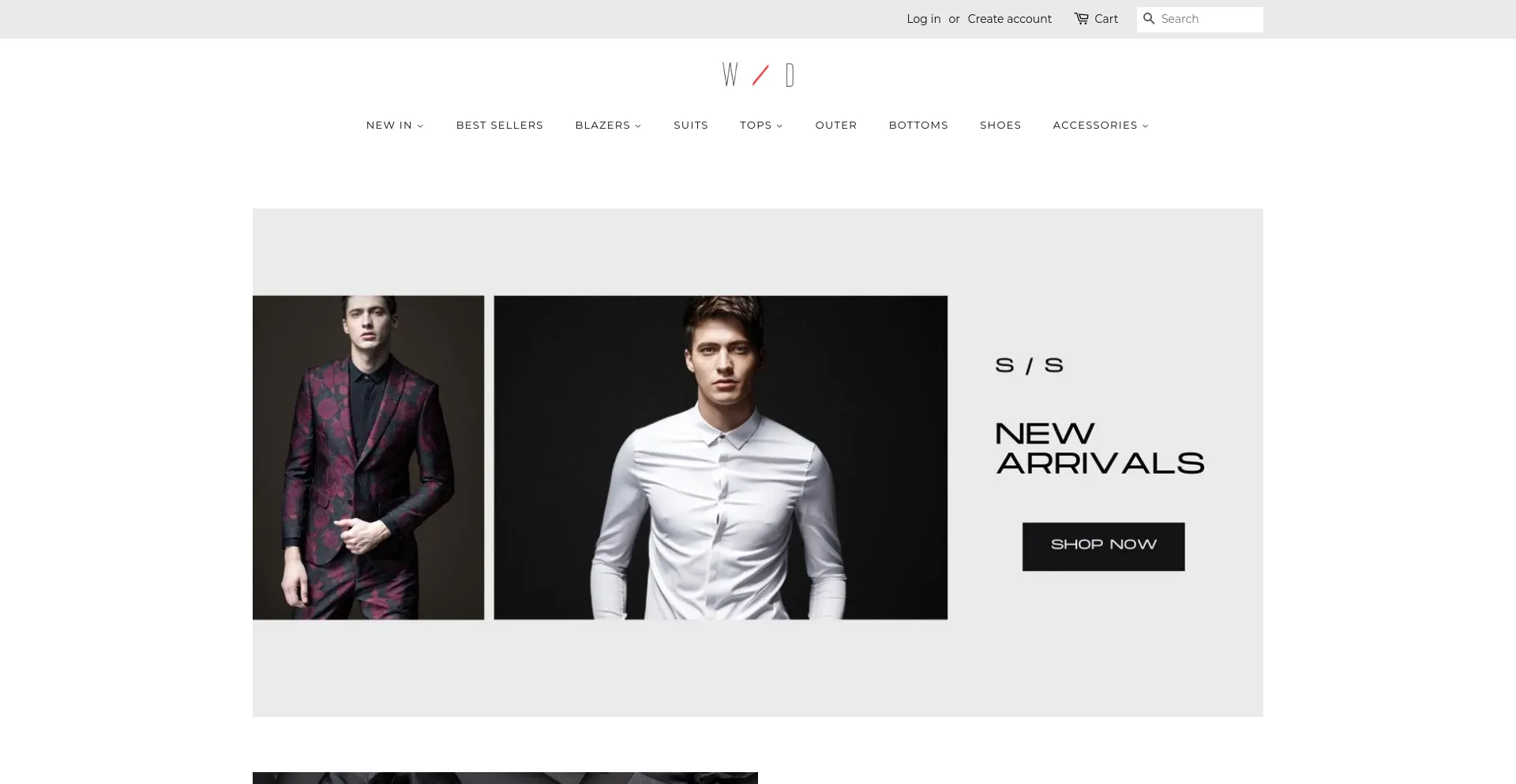 Website screenshot of Wdstyles.com