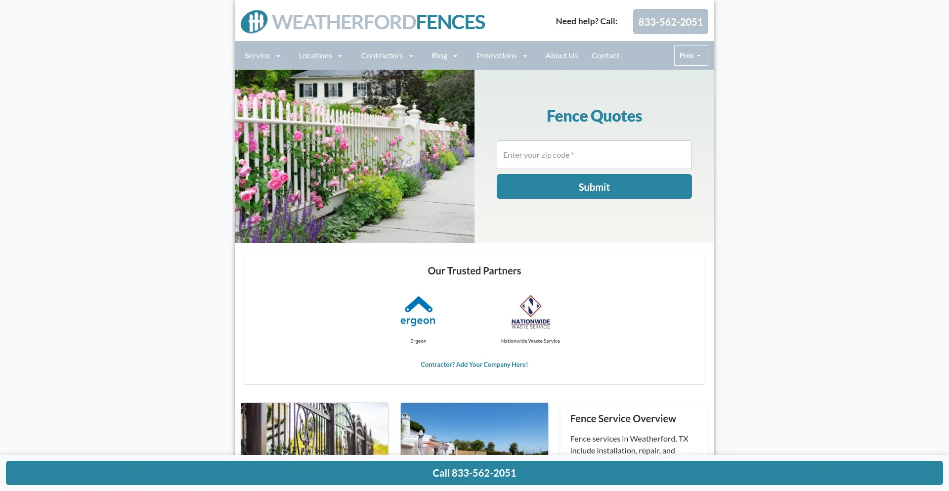 Weatherfordfences.com