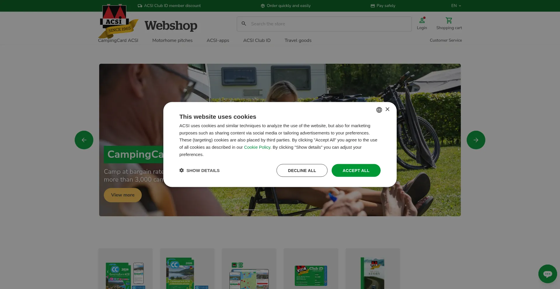 Webshop.acsi.eu