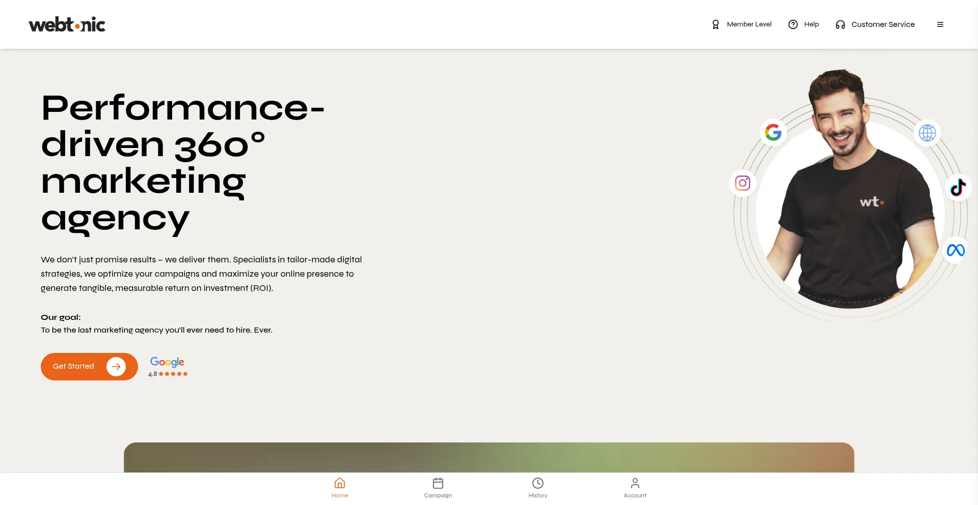 Website screenshot of Webtonicstation.site