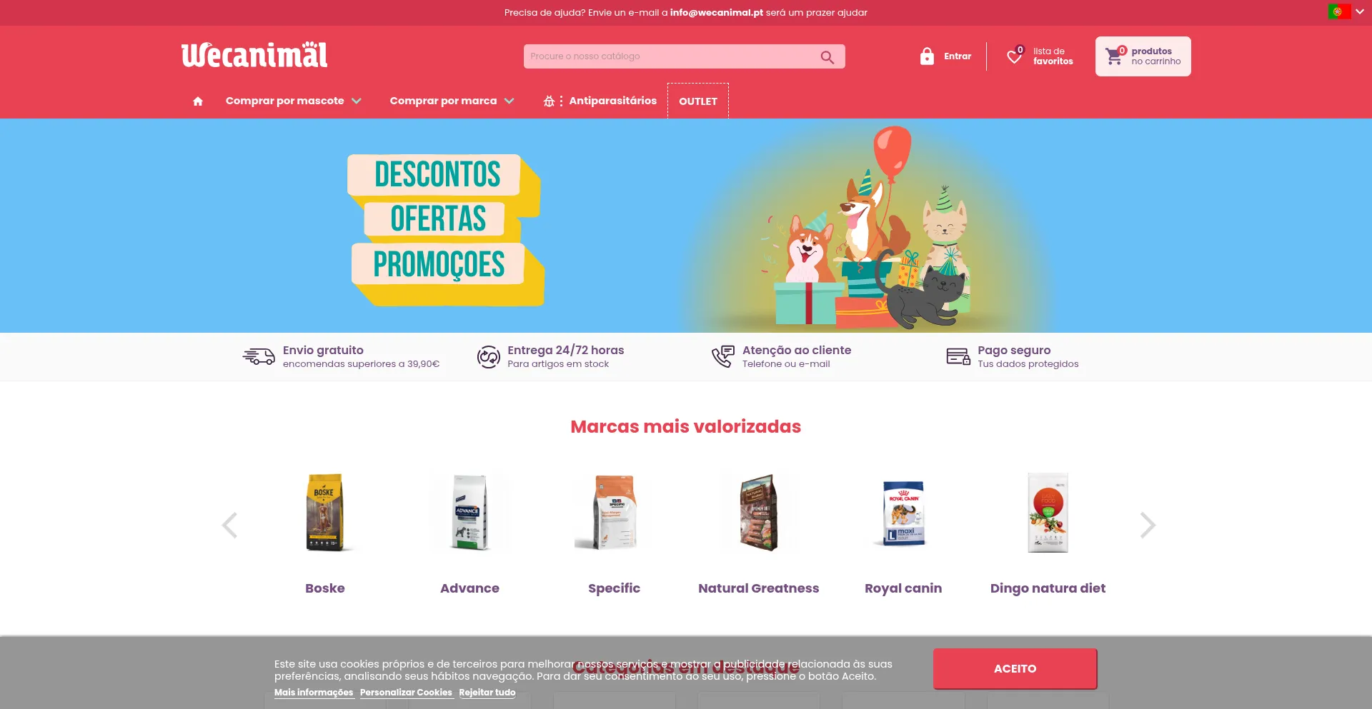 Wecanimal.pt Screenshot