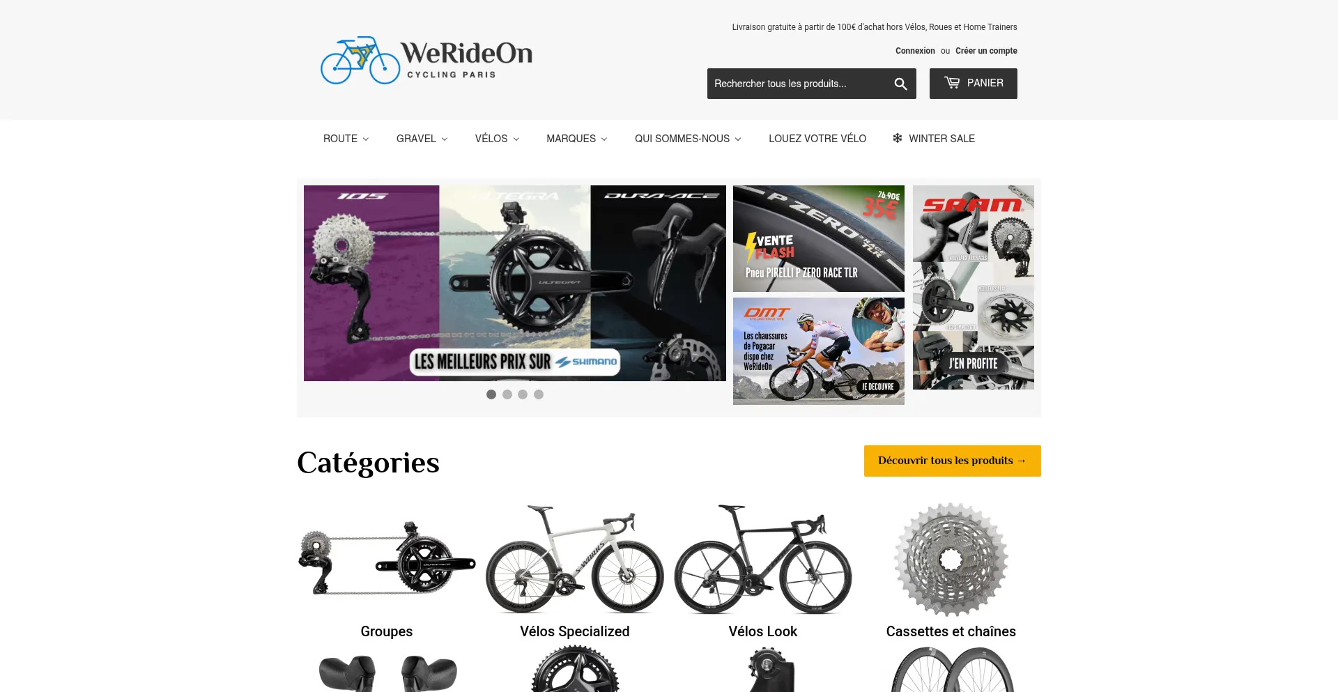 Werideoncycling-shop.com