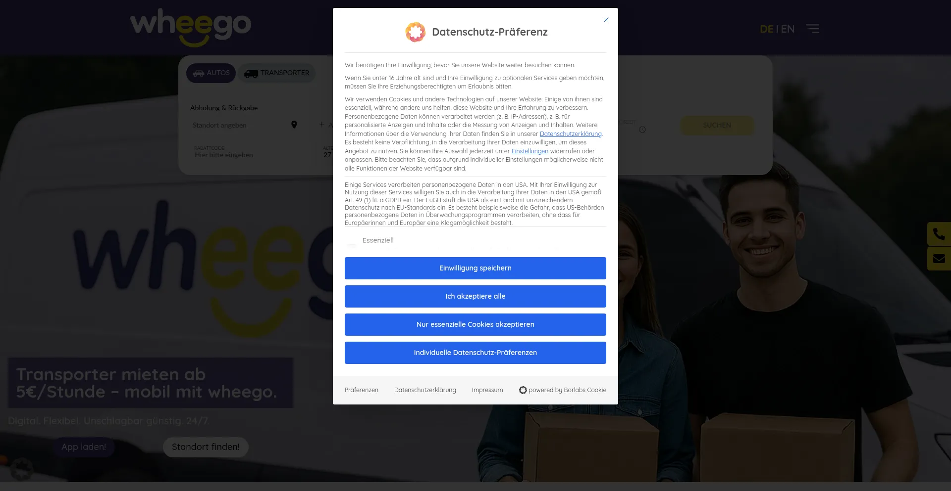 Wheego-mobility.com Screenshot