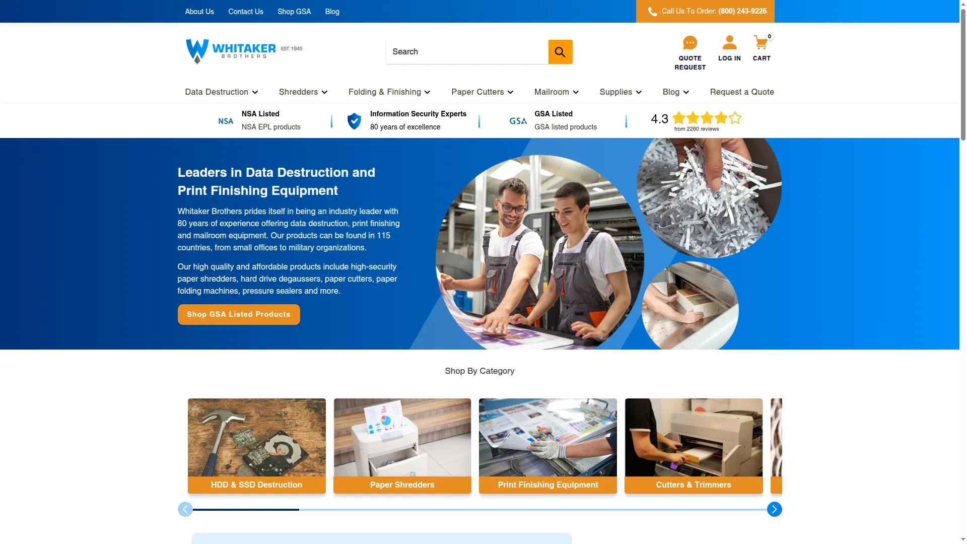 Whitakerbrothers.com