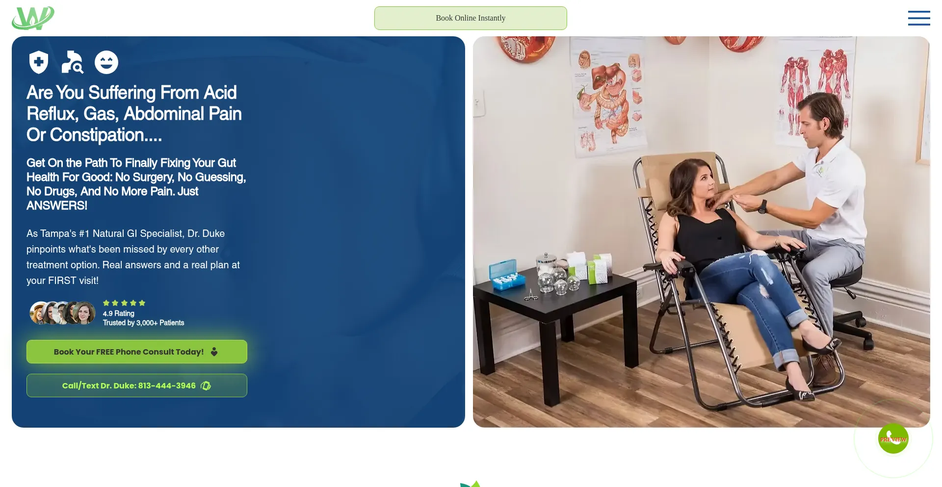 Website screenshot of Wholisticmedicalgroup.com