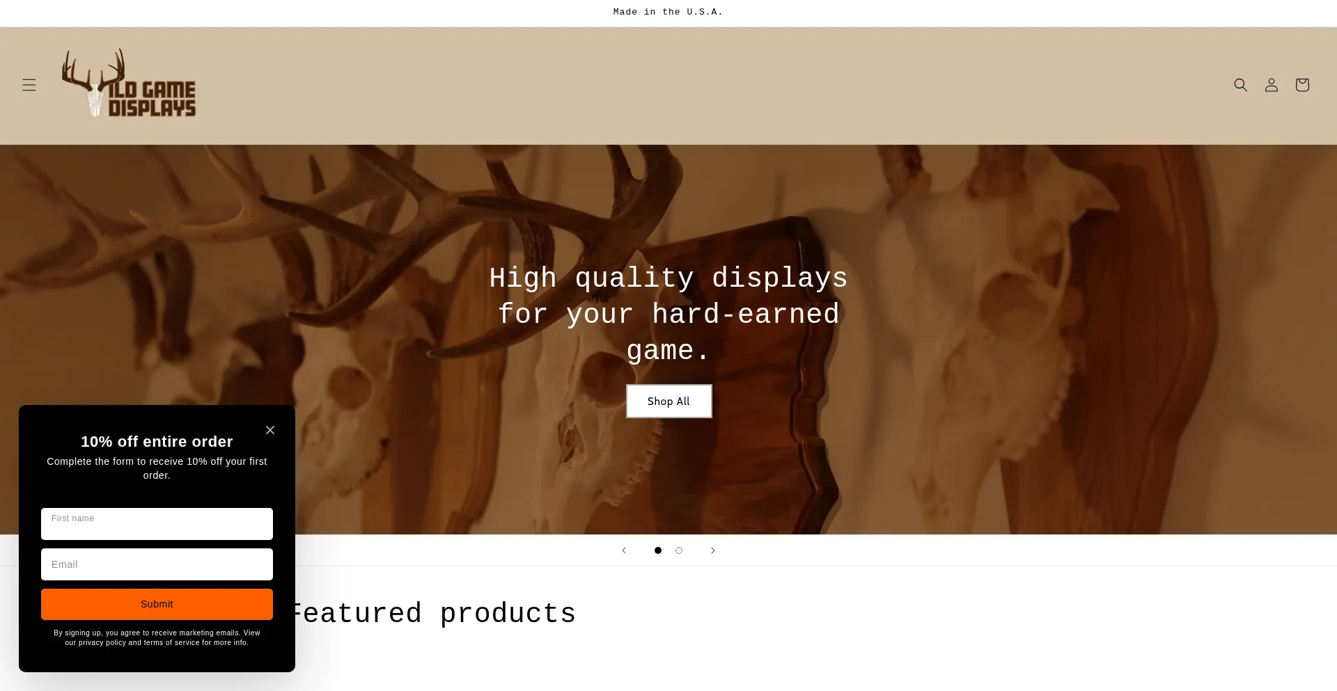 Wildgamedisplays.com