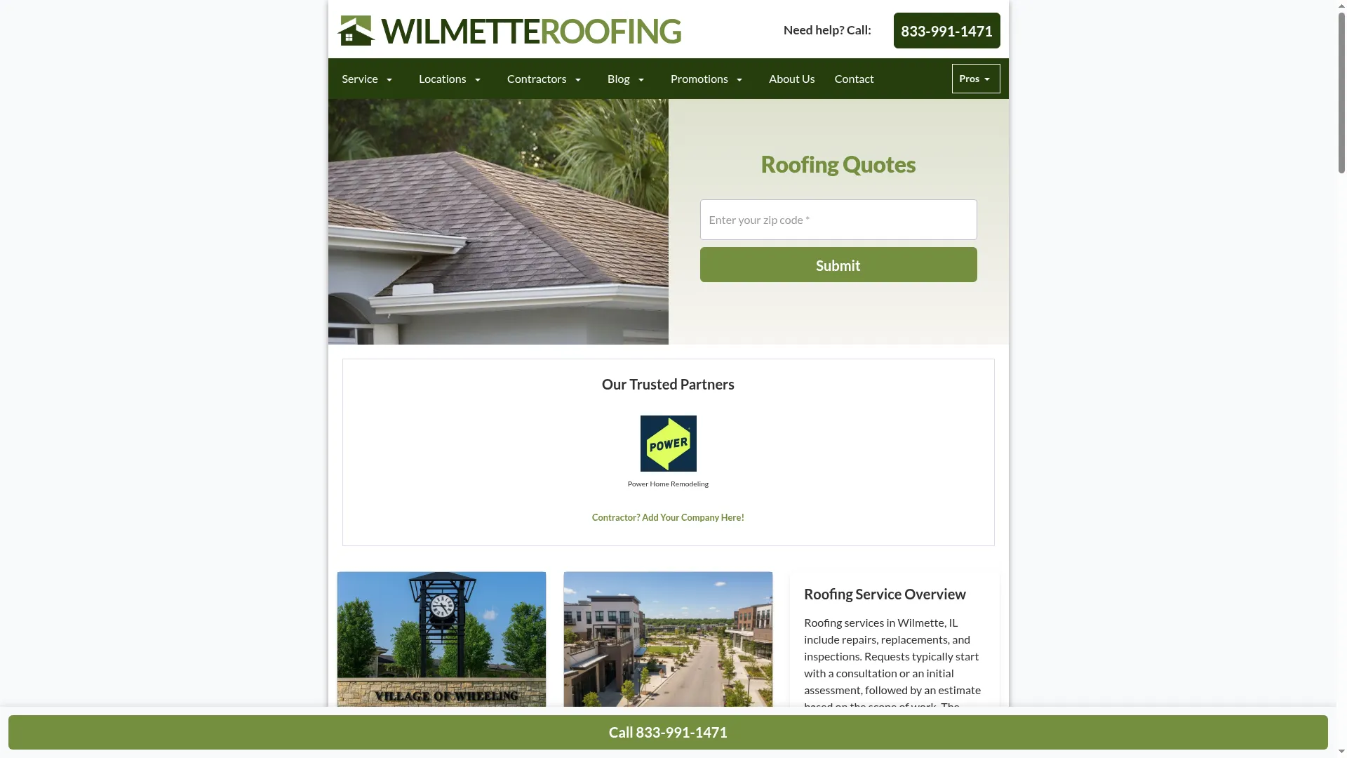 Wilmetteroofers.com