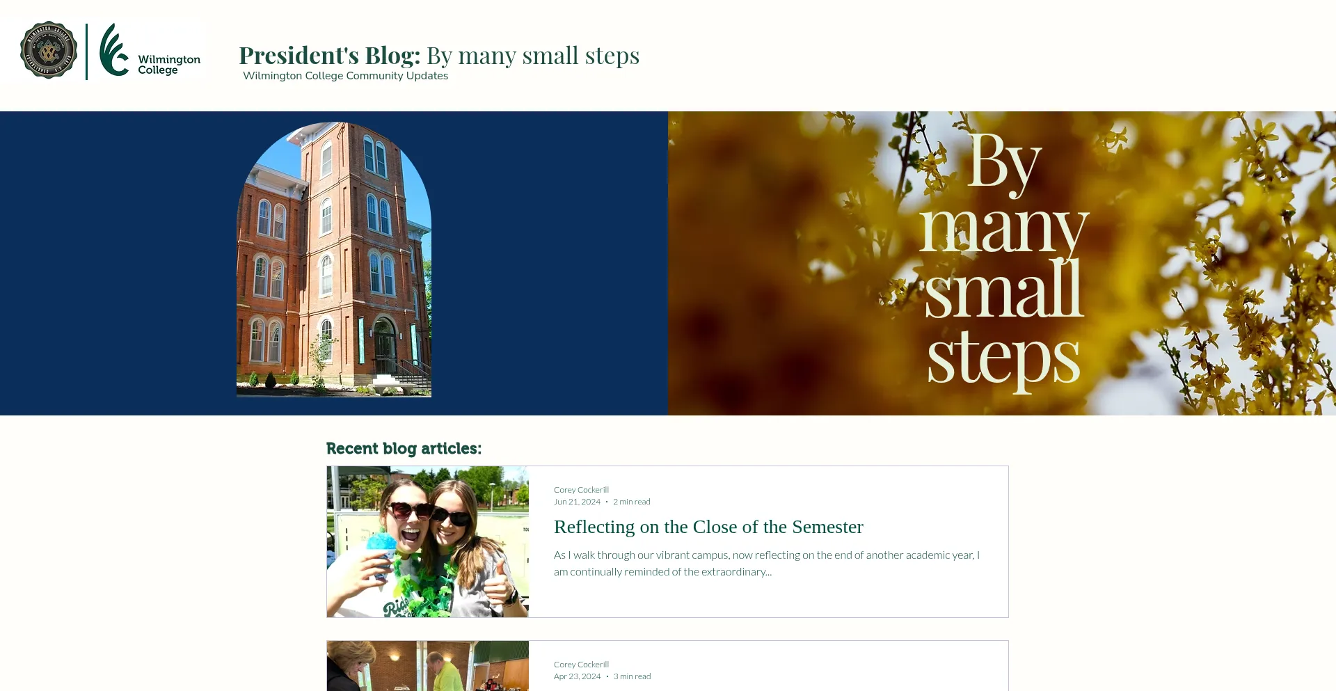 Wilmingtoncollegecommunityupdates.com