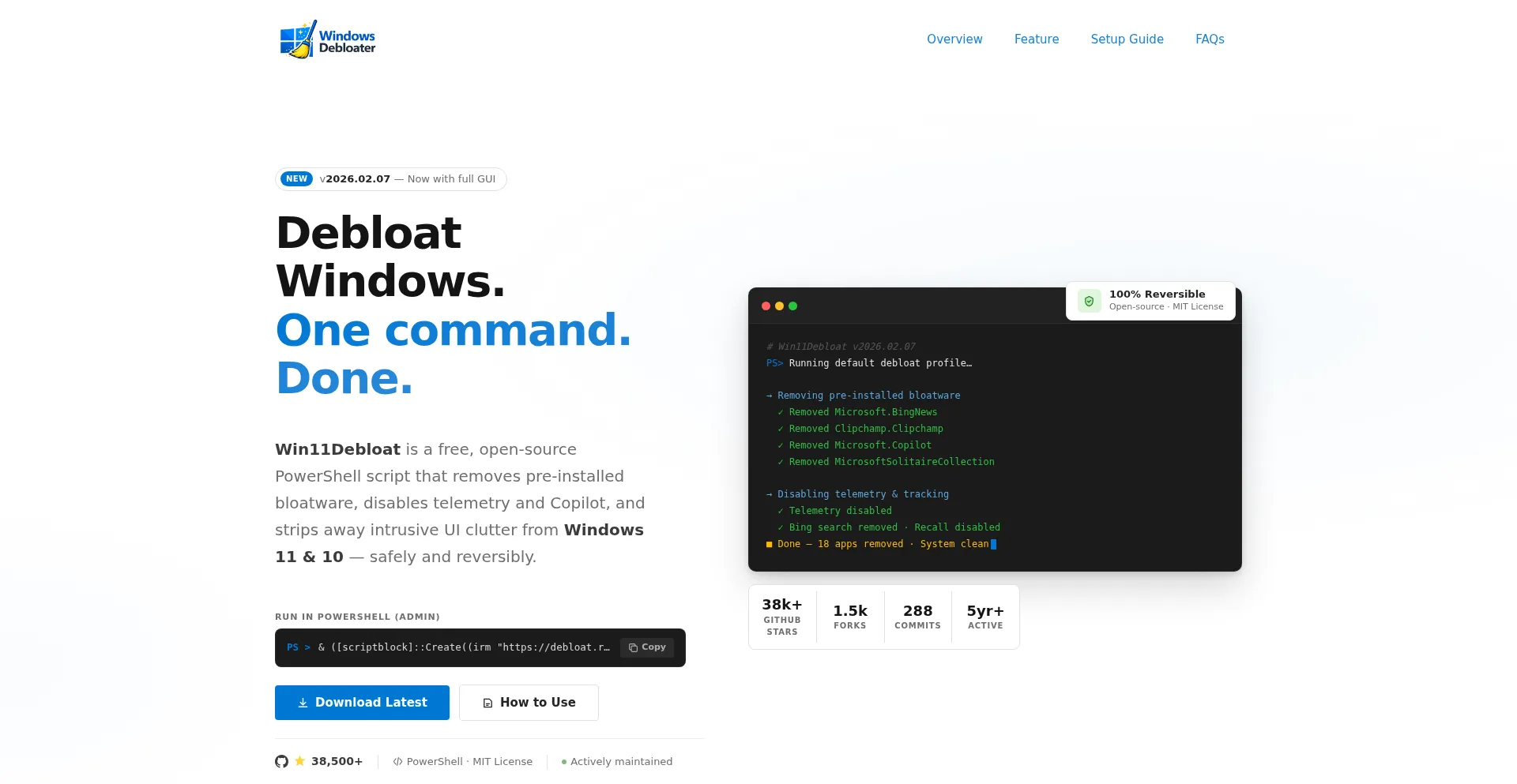 Windowsdebloater.com