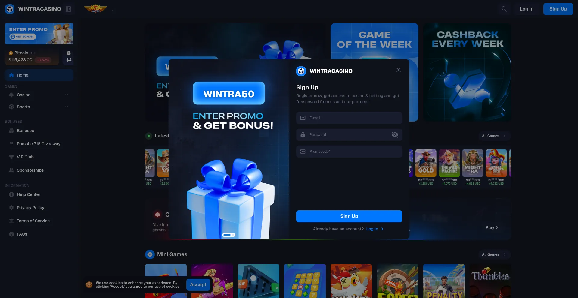 Wintracasino.com é Seguro e Confiável?