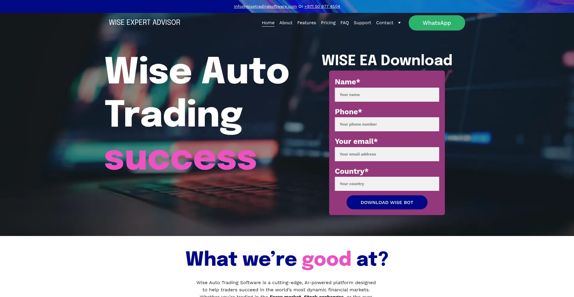 Wisetradingsoftware.com é Seguro e Confiável?