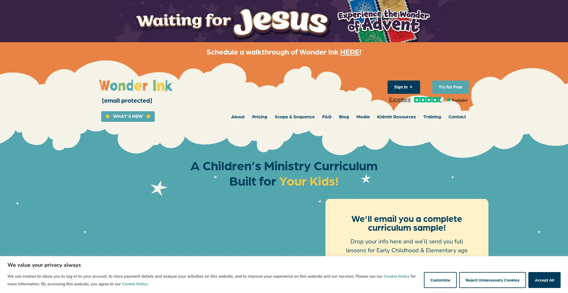 Wonderink.org Screenshot
