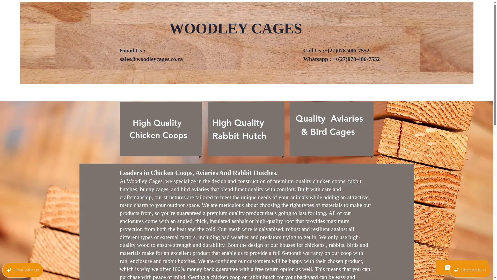 Woodleycages.co.za
