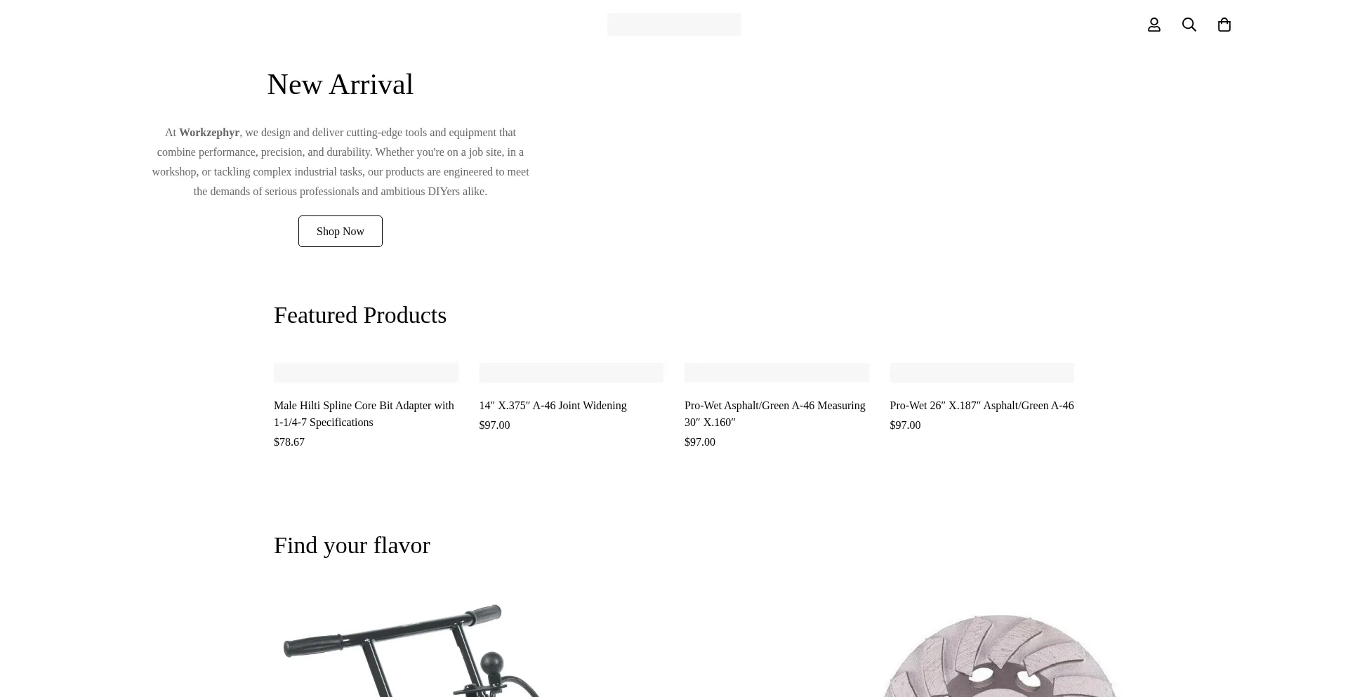 Website screenshot of Workzephyr.com