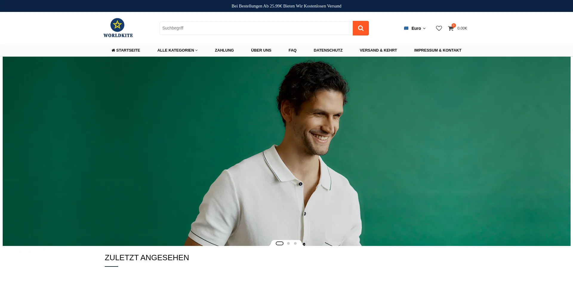 Website screenshot of Worldkite.org