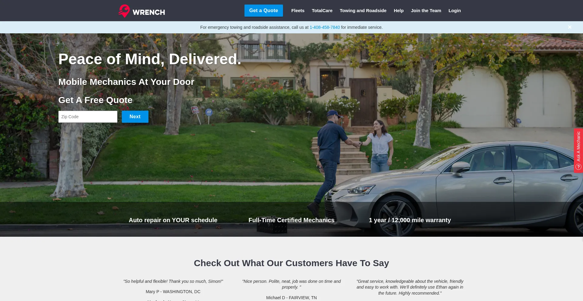 Wrench.com Screenshot