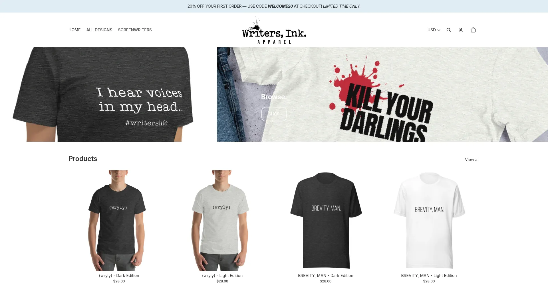 Writersinkapparel.com é Seguro e Confiável?