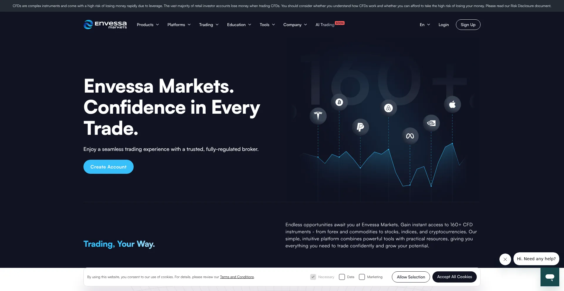 Wwv.envessamarkets.com
