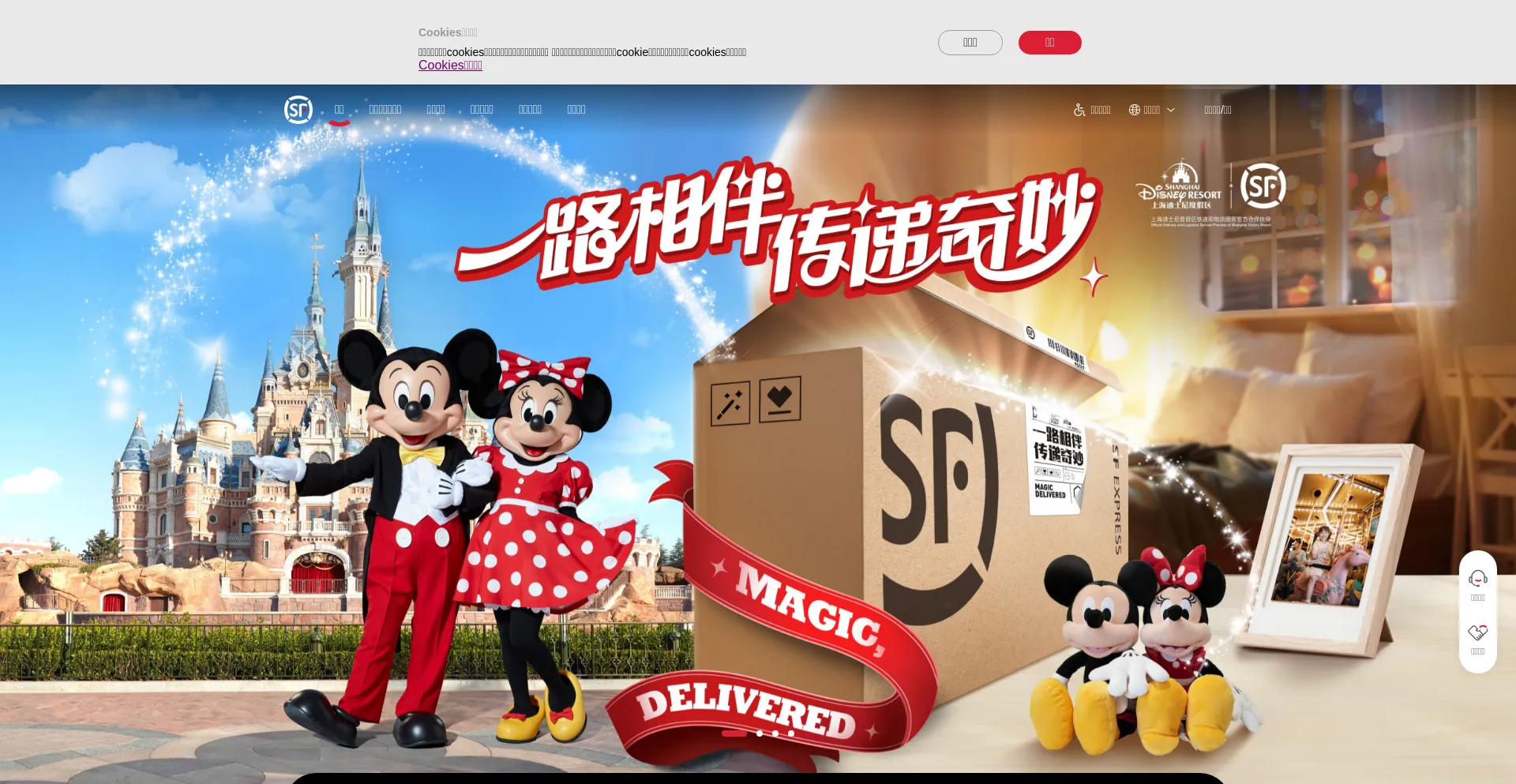 Website screenshot of X.sf.cn