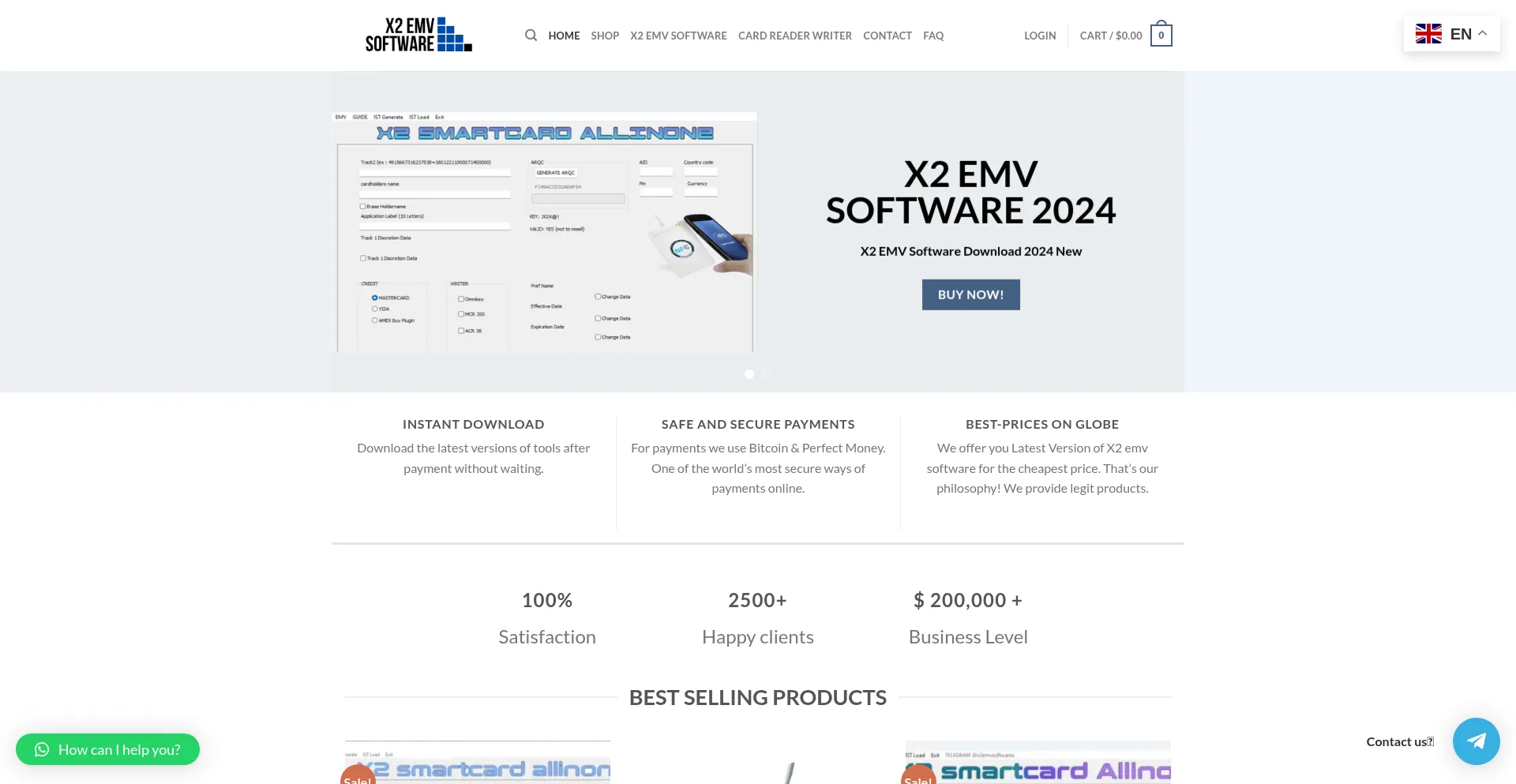 Website screenshot of X2ifoluom.com