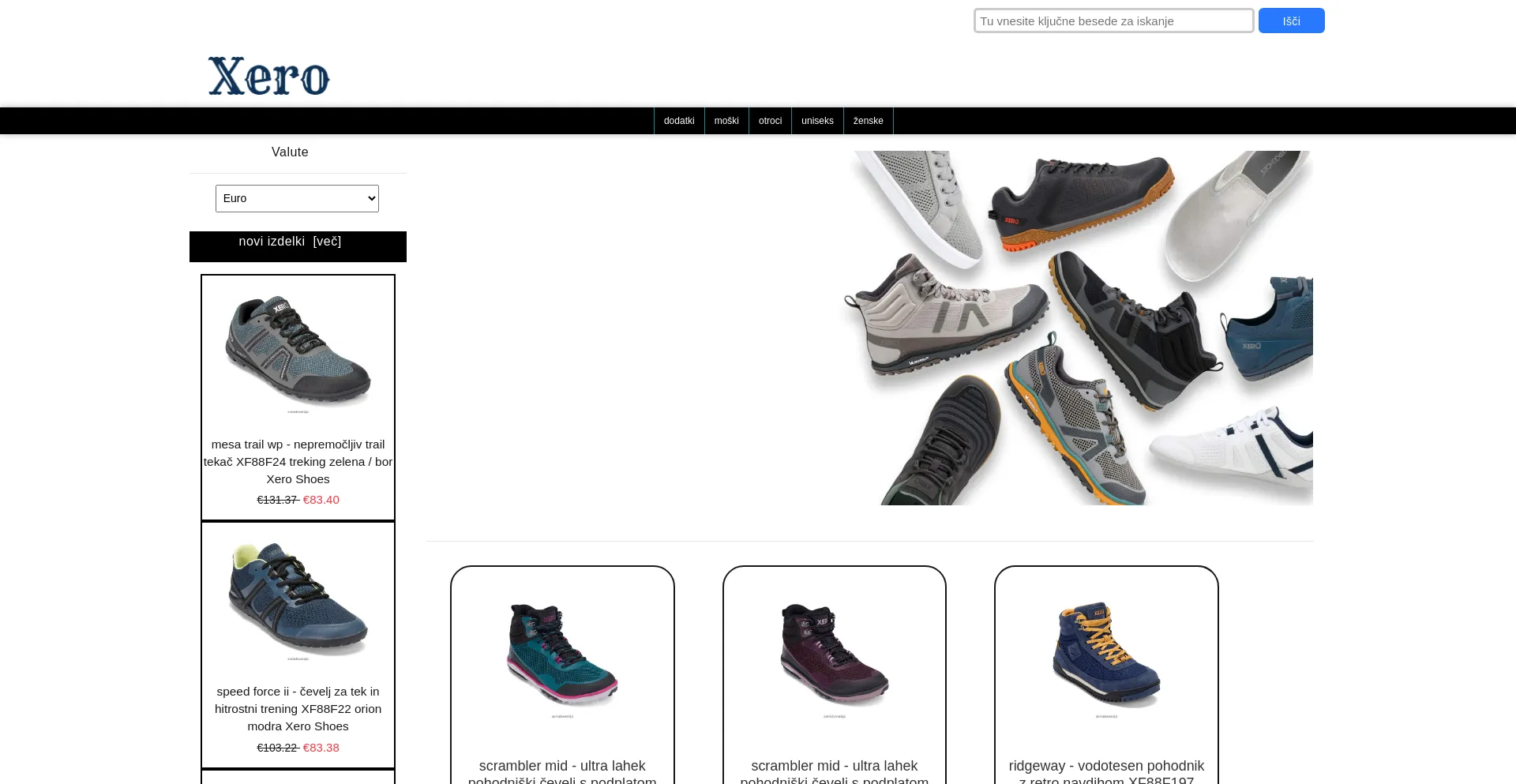 Website screenshot of Xeroslovenija.com