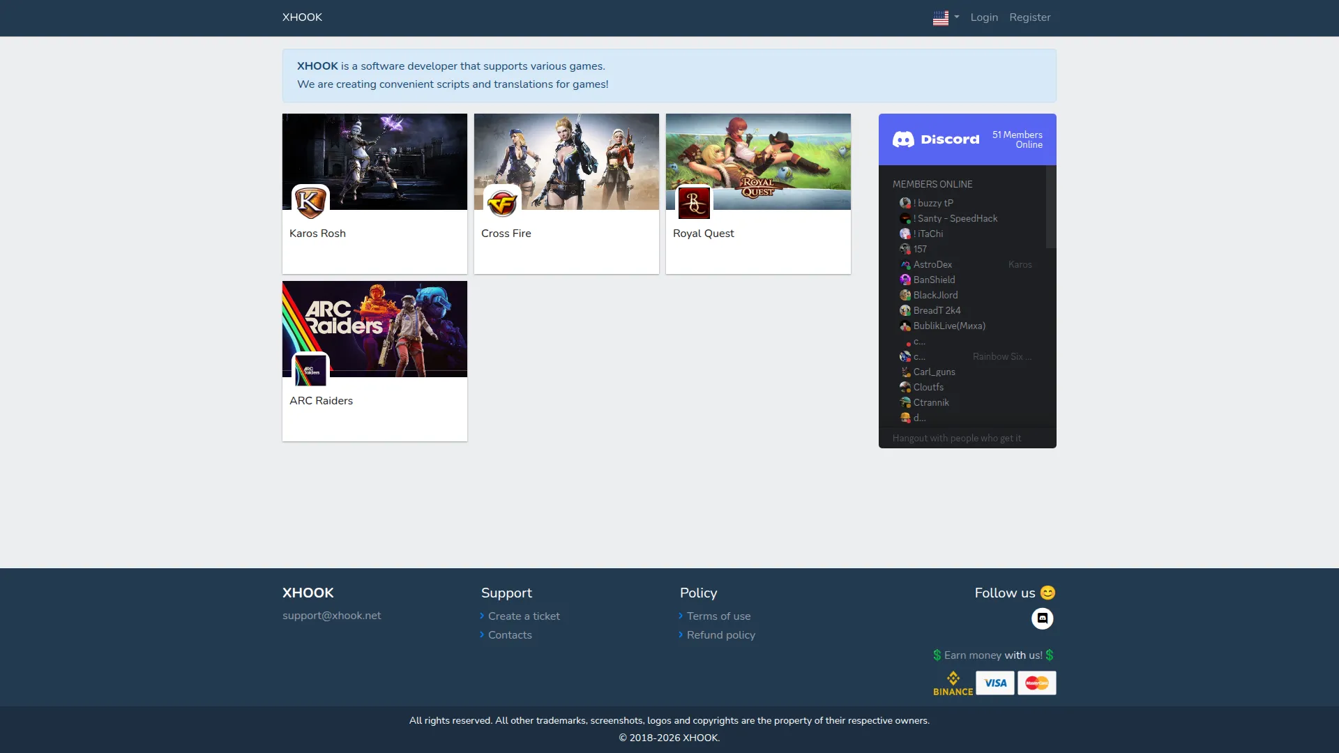 Xhook.net